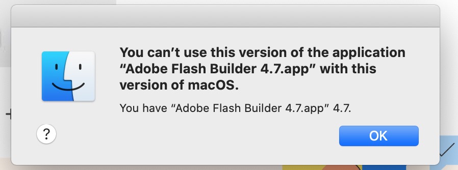 Solved: Does Flash Builder has 64-bit macOS version? (The