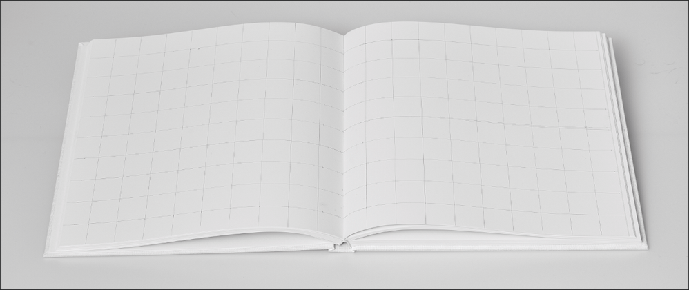 Photo of blank book