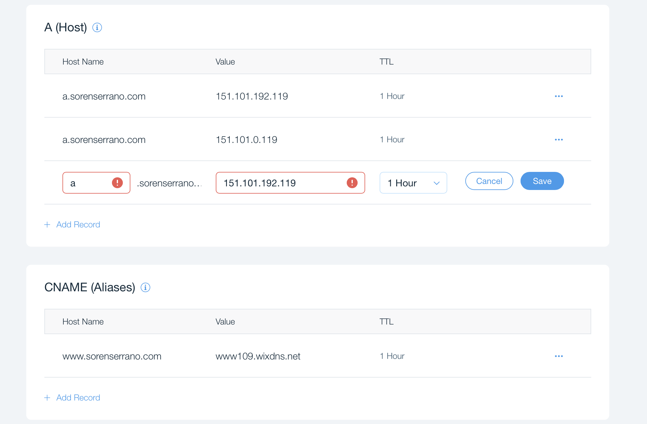 Solved: Problem linking Domain purchased in Wix to Adobe P