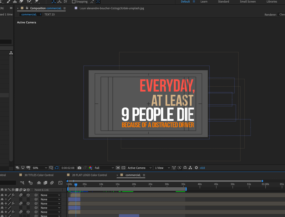 after effects view