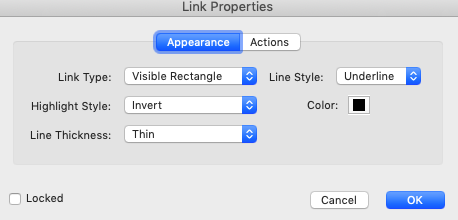 Solved: Hyperlink Appearance - Adobe Community - 11330856