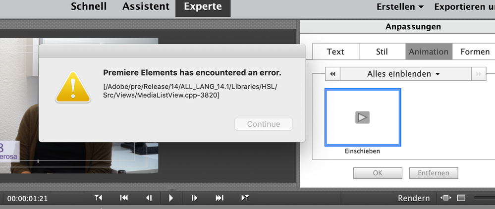 Adobe Premiere Elements 14 Repeated Crash After A Adobe Support Community
