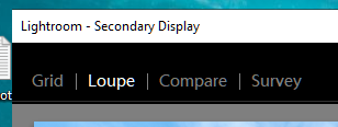 Secondary Monitor Window