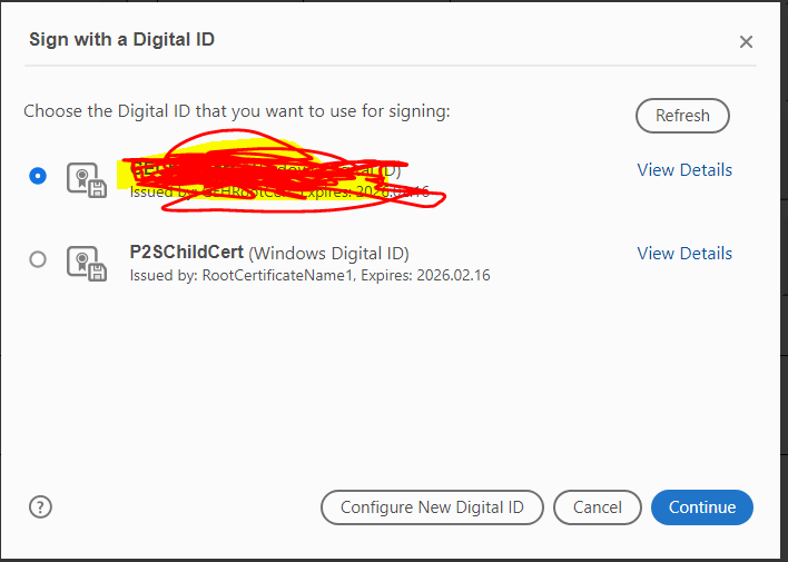 Digital signature change to invisible - Problem - Adobe Community