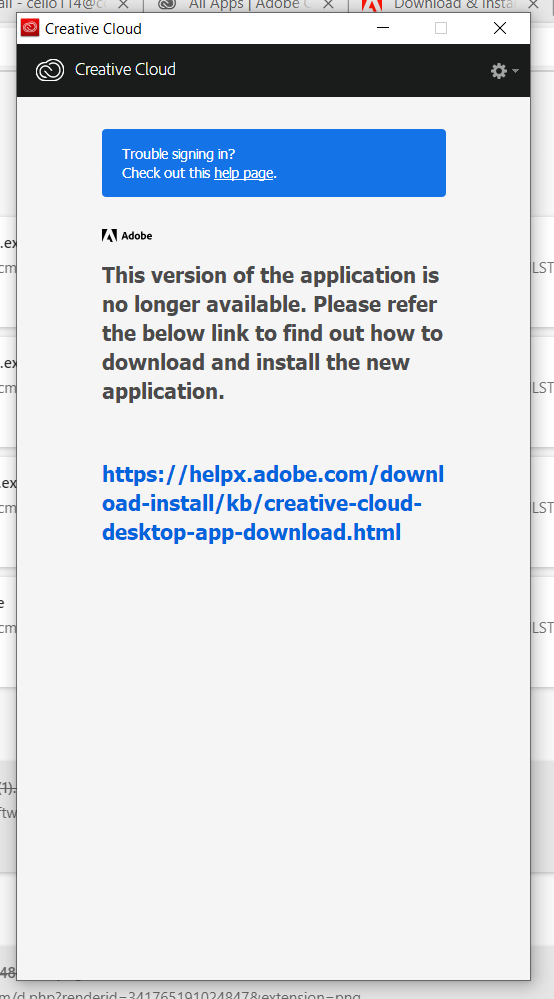 Solved: Downloading App Issue - Adobe Community - 11361165