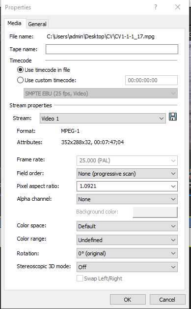 Premiere Importing PAR 1.0921 VCD .mpg Video as Sq... - Adobe Community ...