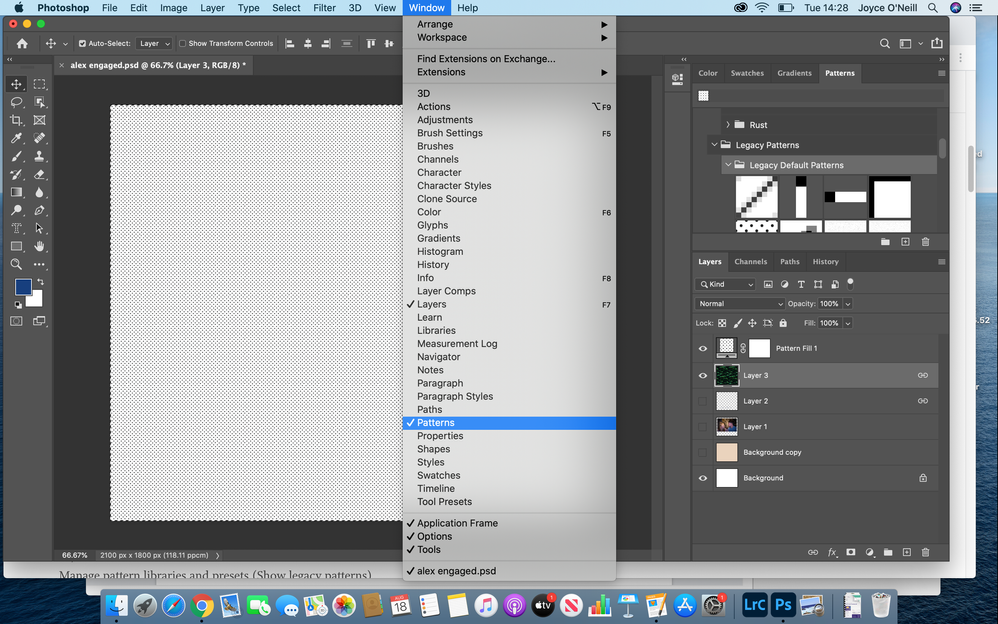 solved my pattern assets are missing
