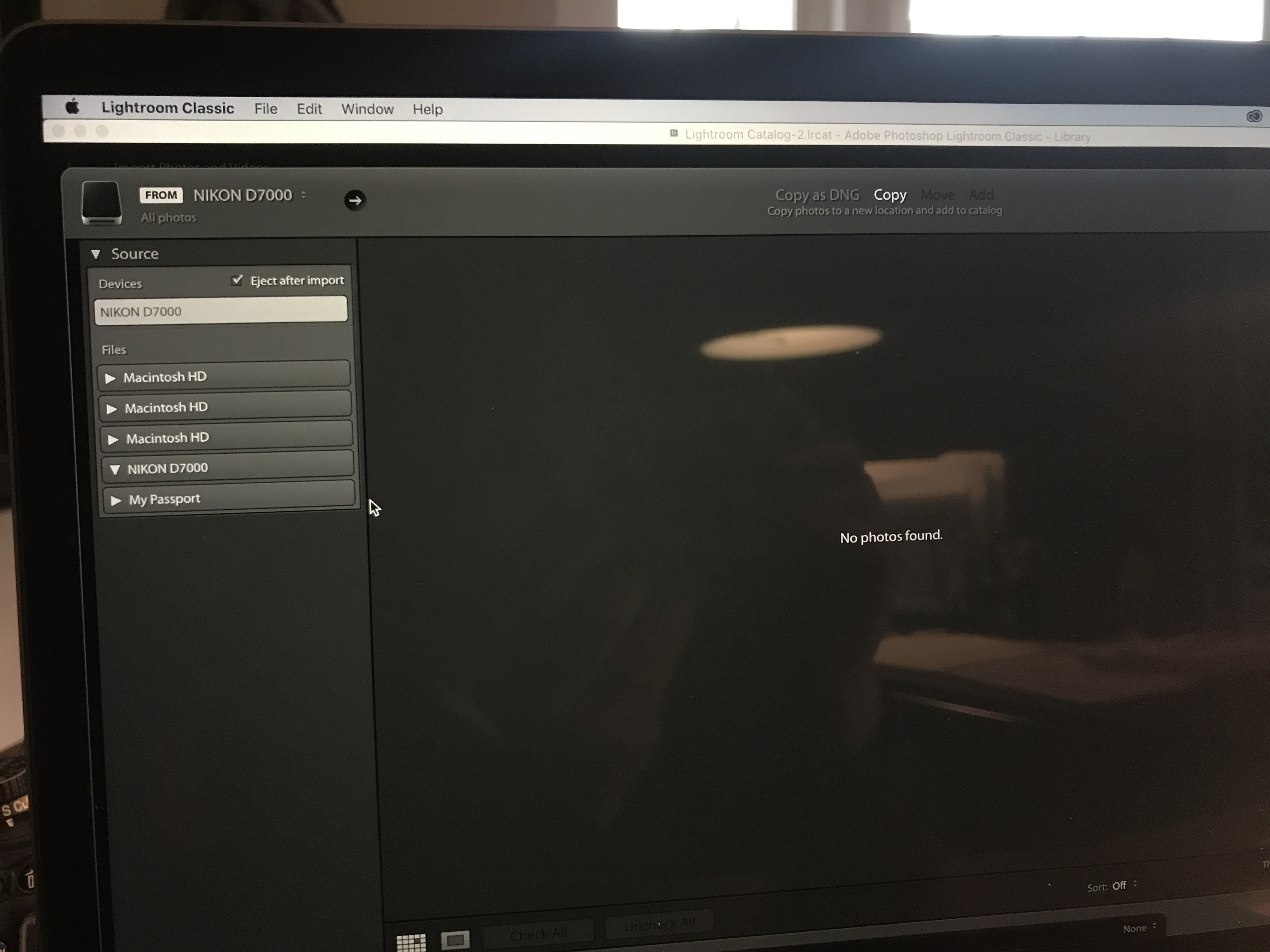 Lightroom not recognizing photos on SD card Adobe Community 10677146