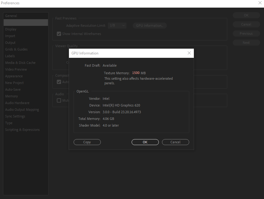 after effects 2020 preview glitching Adobe Community 11375337