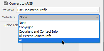 adobe photoshop export settings