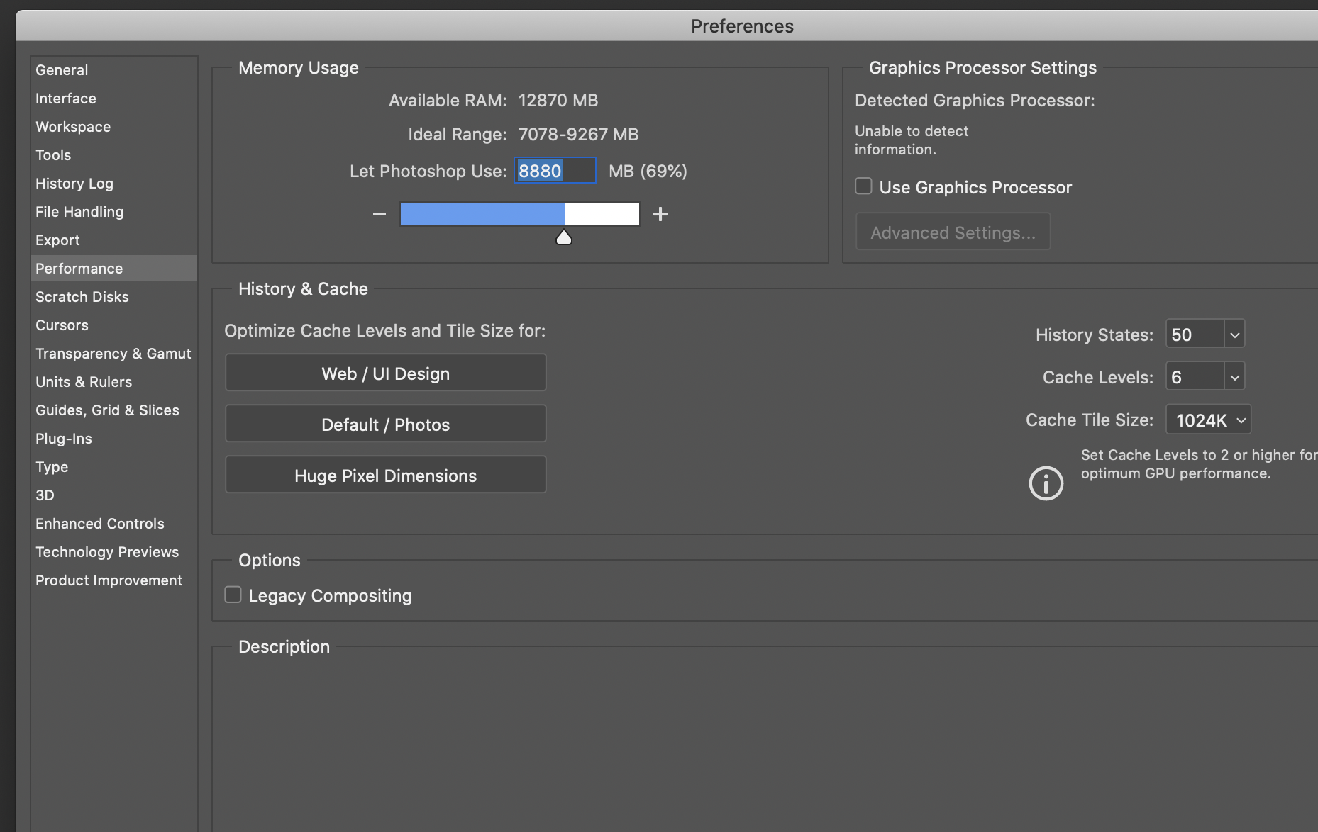 photoshop 2020 gray screen redra