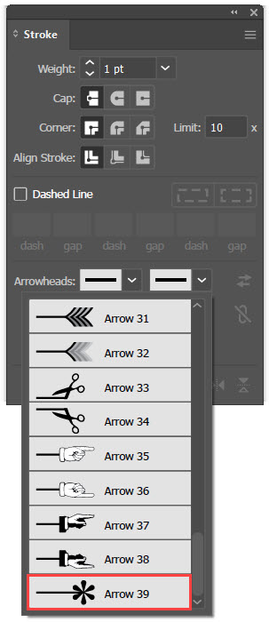 Solved: How To Insert A Custom Arrowhead To The Default Ar - Adobe 