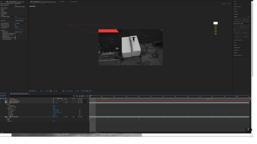 3D Tracker Camera Makes All Other Layers Disappear - Adobe Community ...