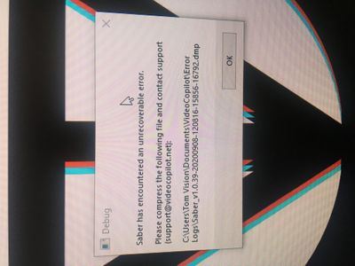 After Effects "Saber" - Error