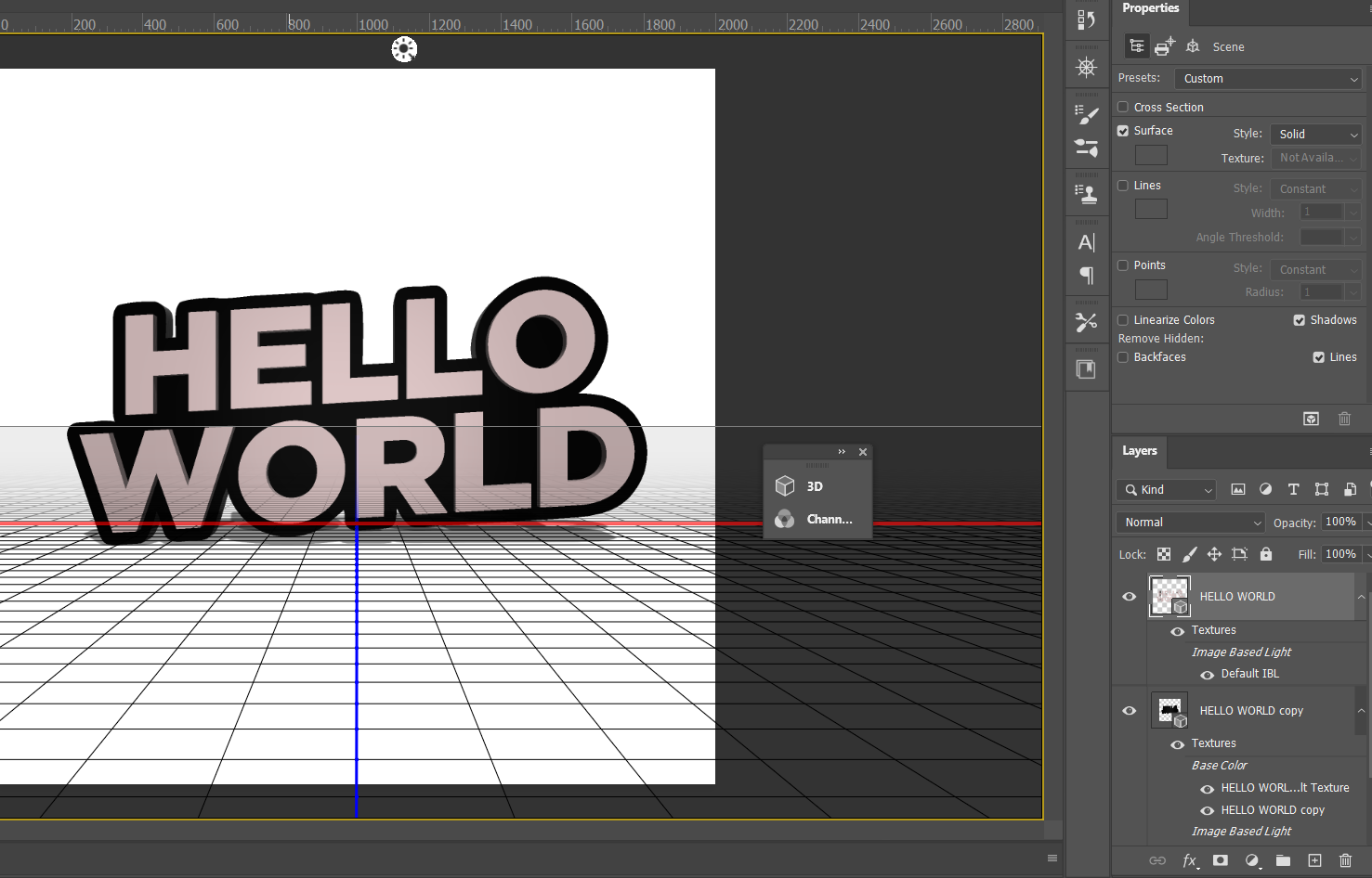 I CANNOT MERGE TWO LAYERS CONTAINING TEXT IN 3D SP... - Adobe Community ...