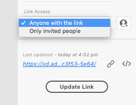 setting link access