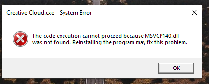 Solved: Creative Cloud System Error - Installation Error - Adobe ...