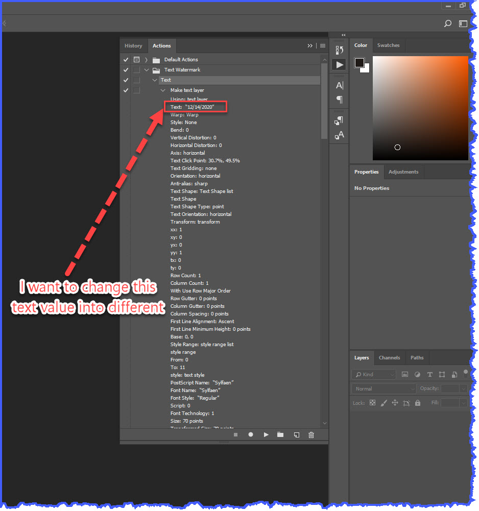 how to edit existing text in adobe photoshop