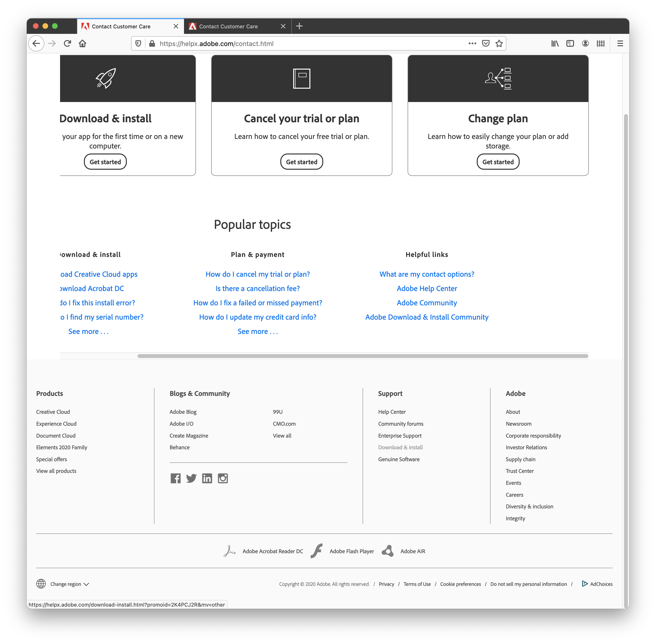 Solved: Cancel TriaL SUBSCRIPTION - Adobe Community - 11150206