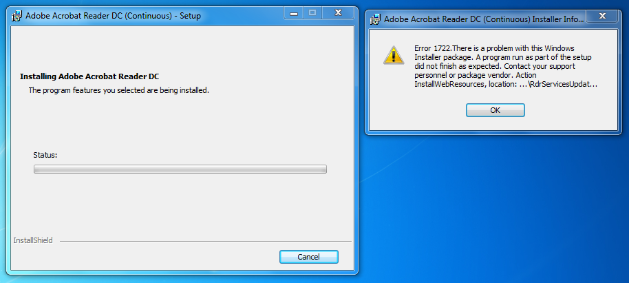 Solved: Reader Download Fails- Newer Version Already Insta... - Adobe ...