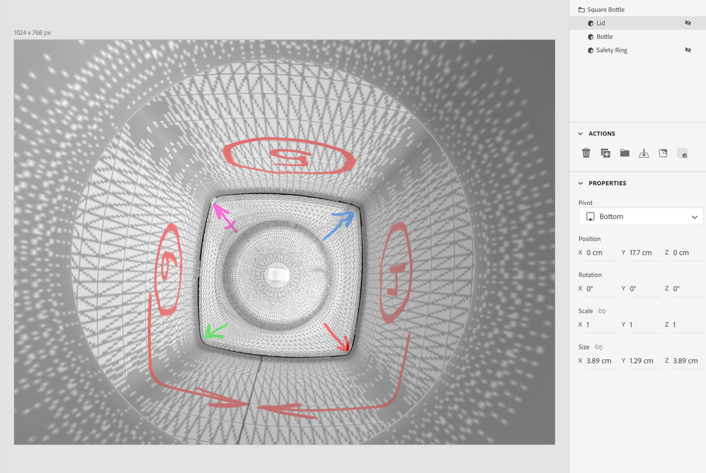 08 UV Mapped Inside (I made it upside down, but notes helped!)