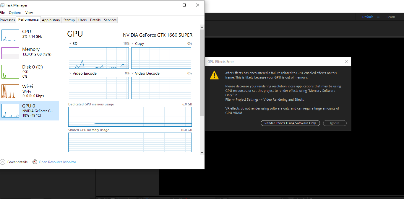 GPU Failure... This GPU Problem Keeps Coming Up Ev... - Adobe Community ...