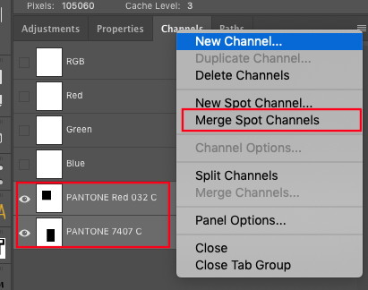 Solved: Convert multichannel image to CMYK while preservin 