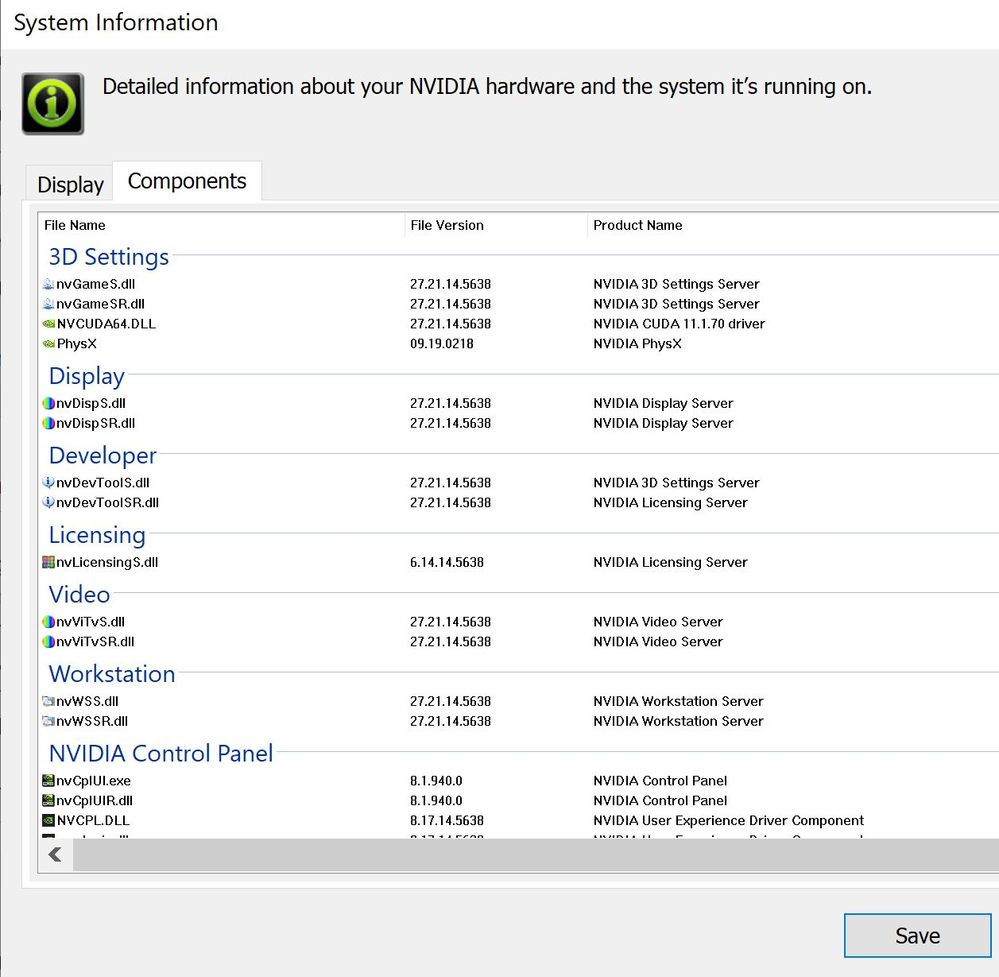 NVIDIA Control Panel- System Info 231020A.JPG