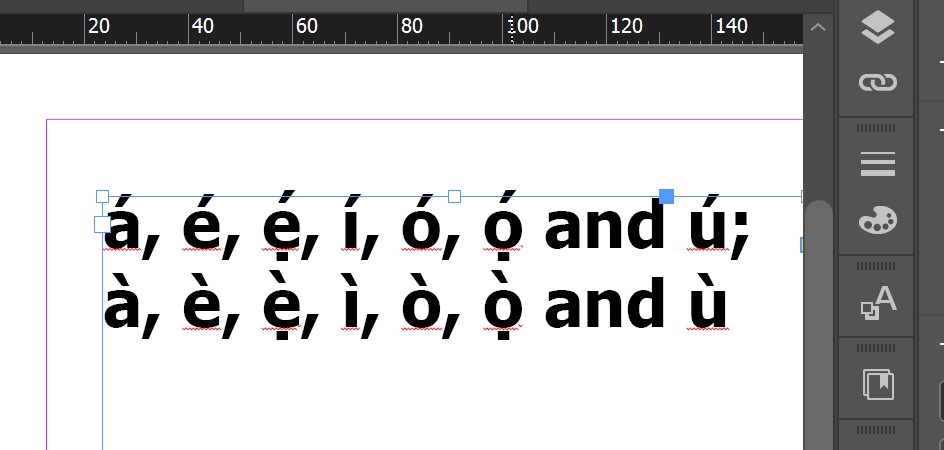 Solved Diacritics For Yoruba Characters Adobe Support Community