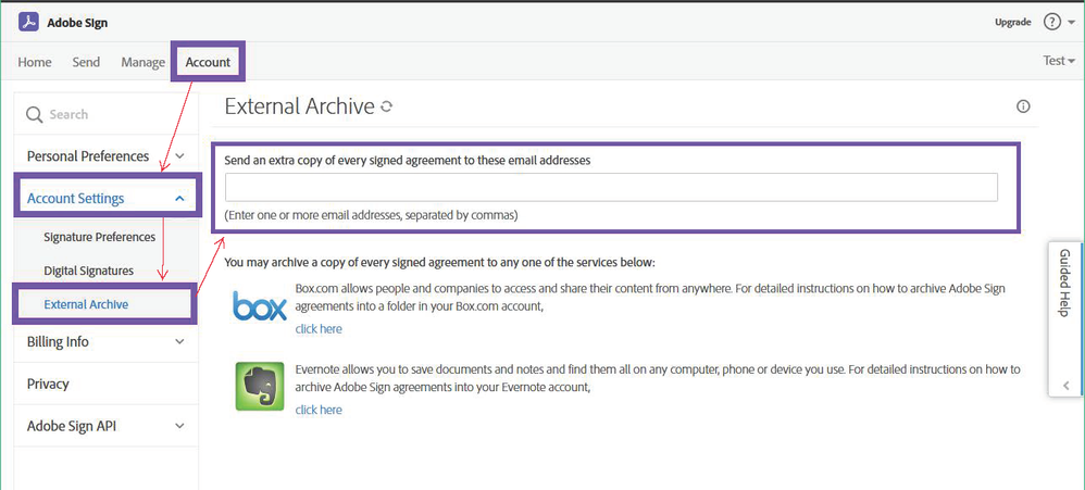 Send documents for e-signatures, Adobe Acrobat