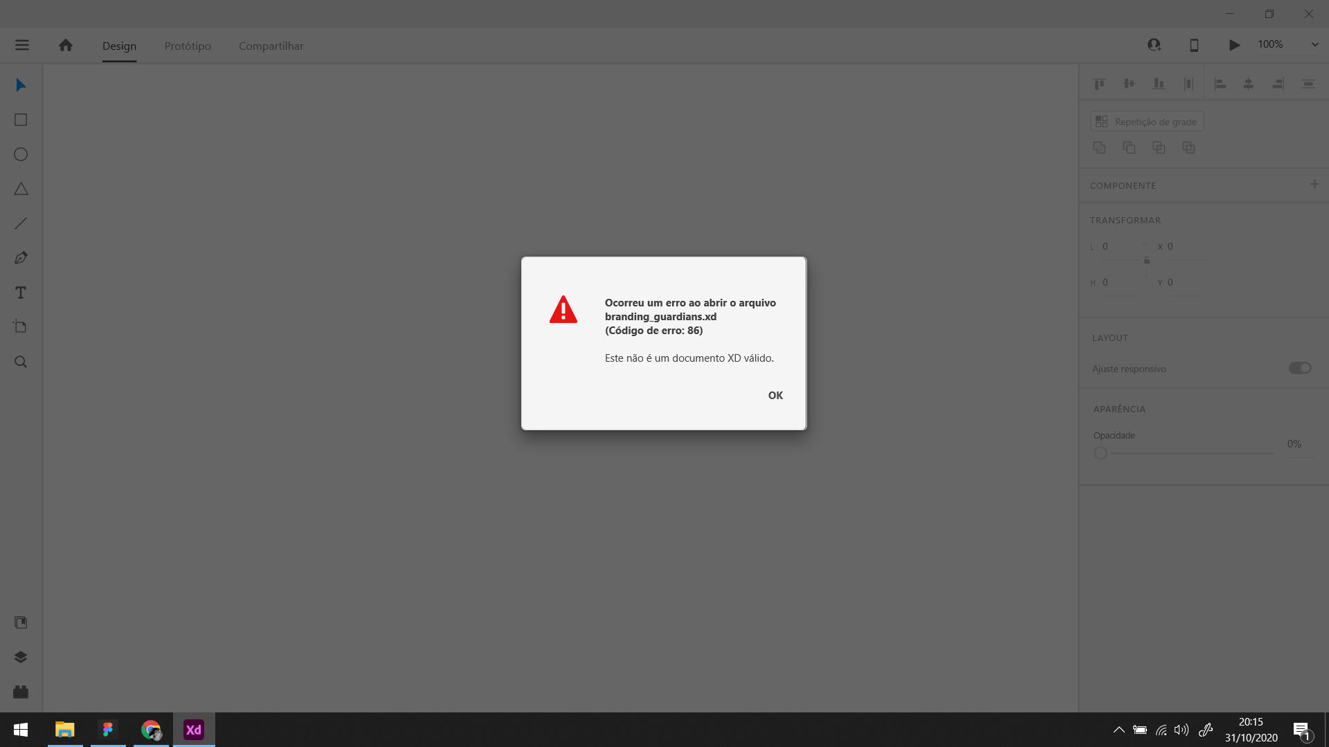 Solved Unable To Open The Local File In Xd Getting Error Adobe 7324