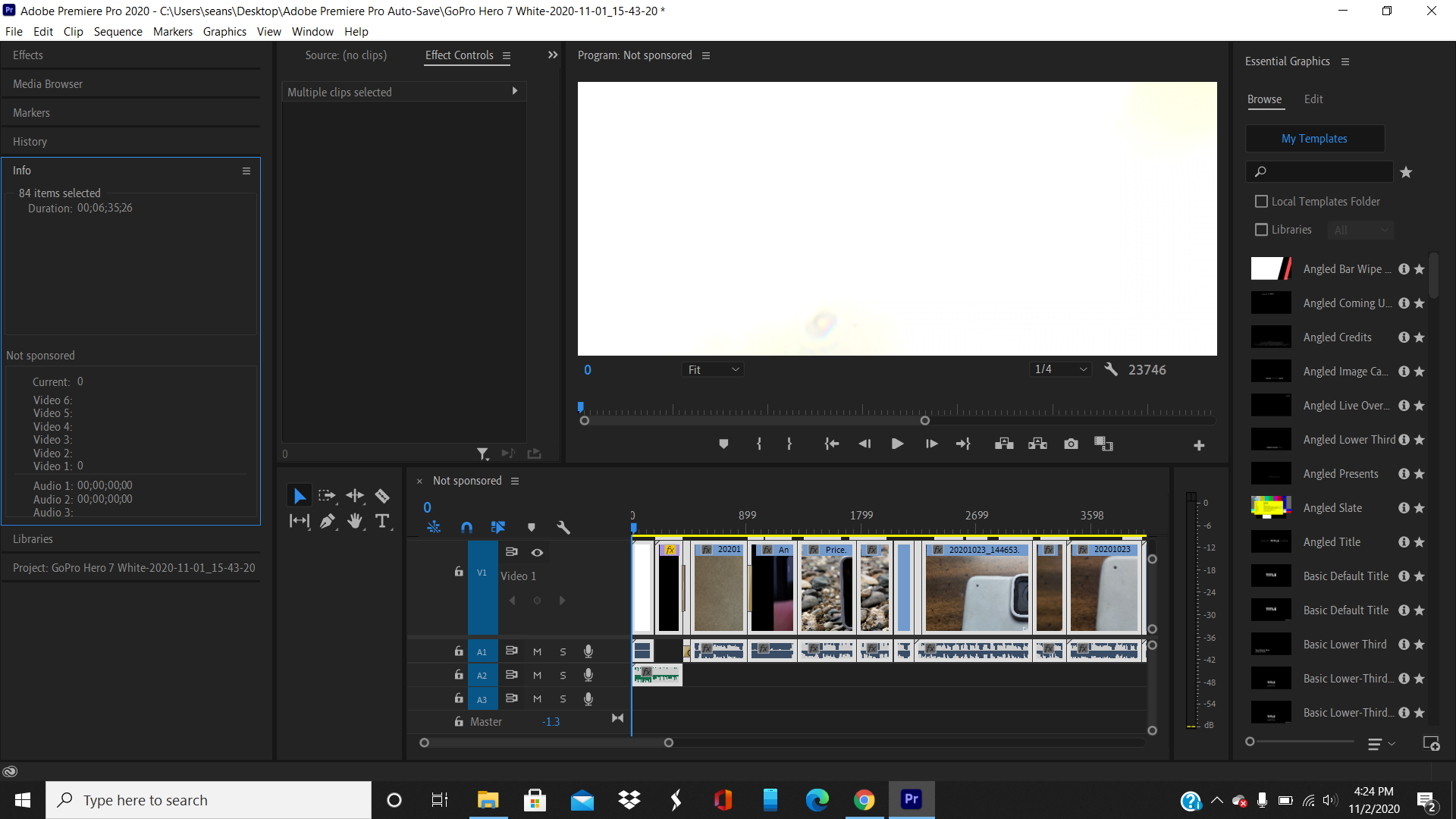 rendering adobe premiere