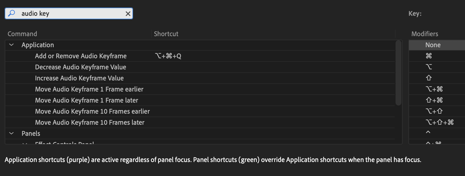 Add Keyframe To An Audio Track In The Sequence Adobe Support Community