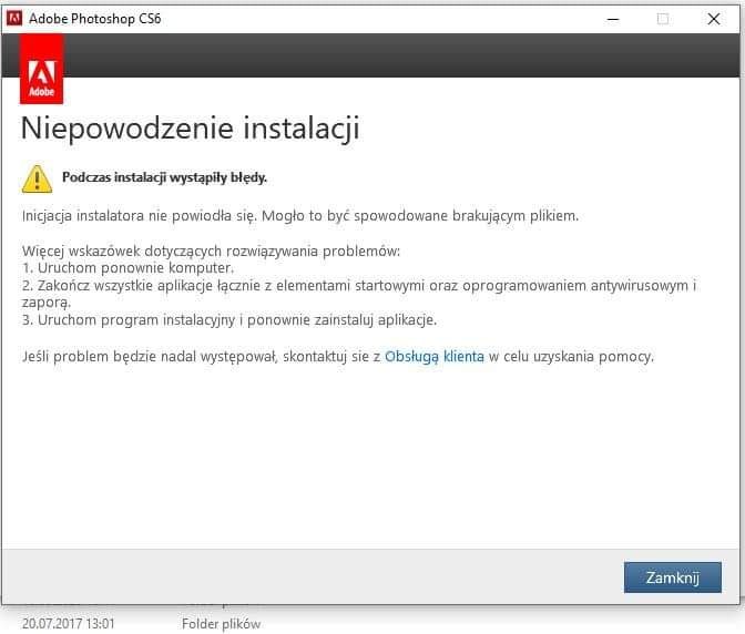 problem with photoshop cs6 installation on windows... - Adobe