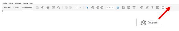 icone signer dans les outils rapides.JPG