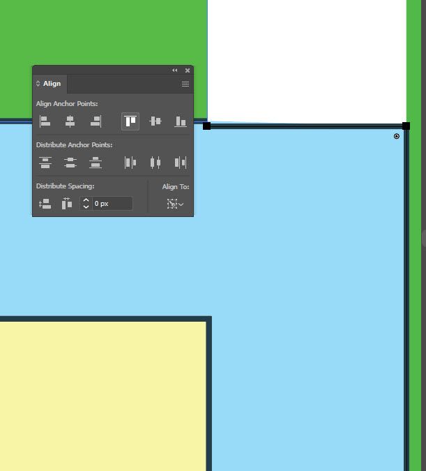 Figure 3 - Actual results from Align to Top