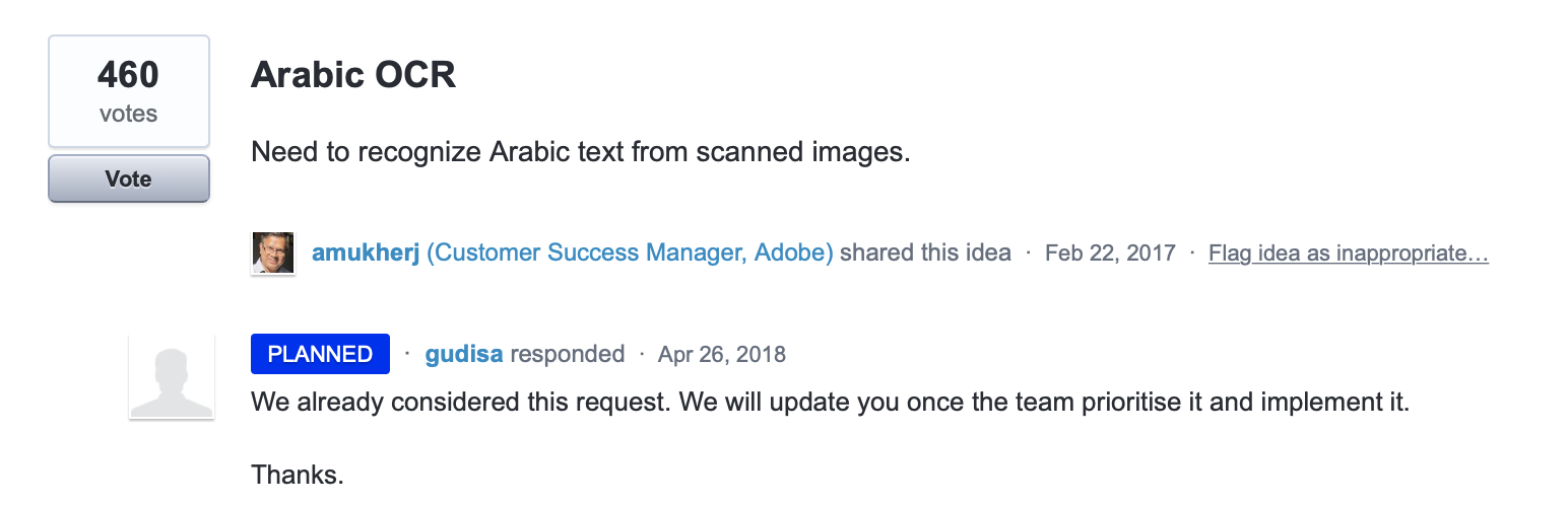 Re How Support Arabic Ocr Technology Adobe Support Community 11585546