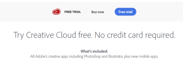 adobe photoshop free download without credit card