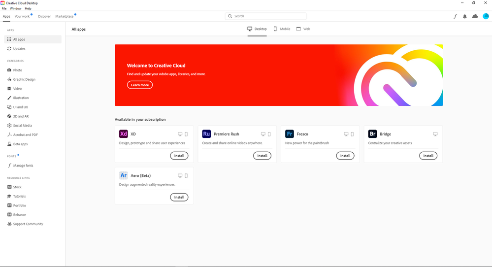 Все приложения creative cloud. Adobe creative adobe. Creative cloud настройка. Adobe creative cloud 2020. Adobe creative cloud desktop.