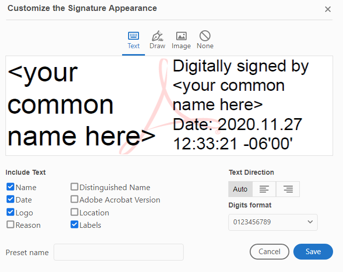 How to add Initials appearance in the Fill & Sign module? – PDF