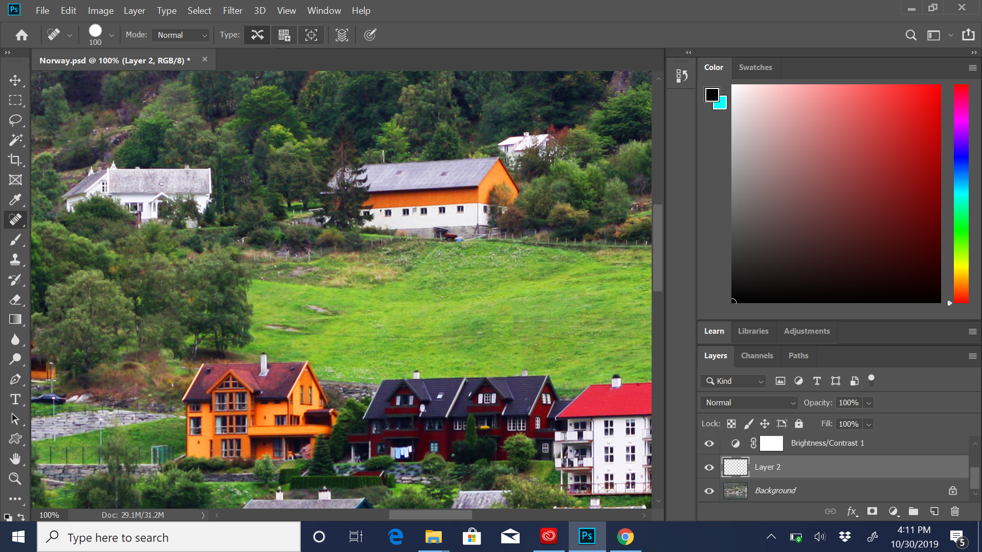 Solved Spot Healing Brush does not work Adobe Support Community