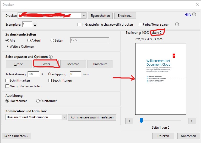 uitlaat bijzonder gevogelte Solved: Print 1X A3 -> 2X A4 - Adobe Support Community - 10028418