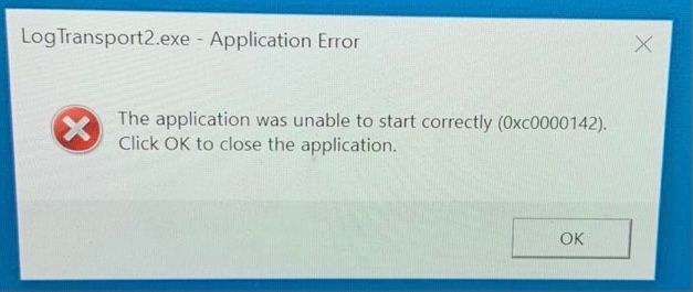 Application error: LogTransport2.exe - Adobe Community - 11720843