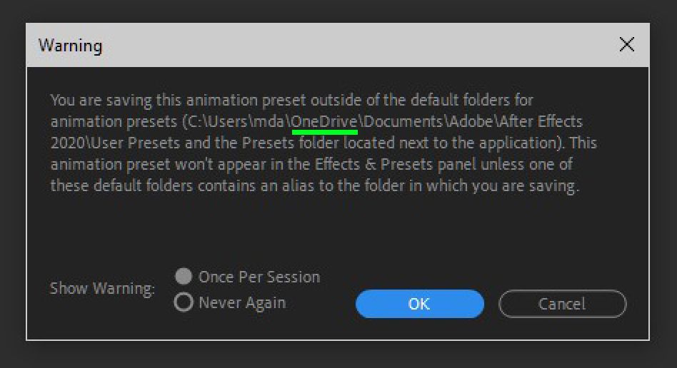 Re: Presets won't show up in After Effects - Adobe Community