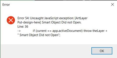 this is the error i get when adding your open smartobject function