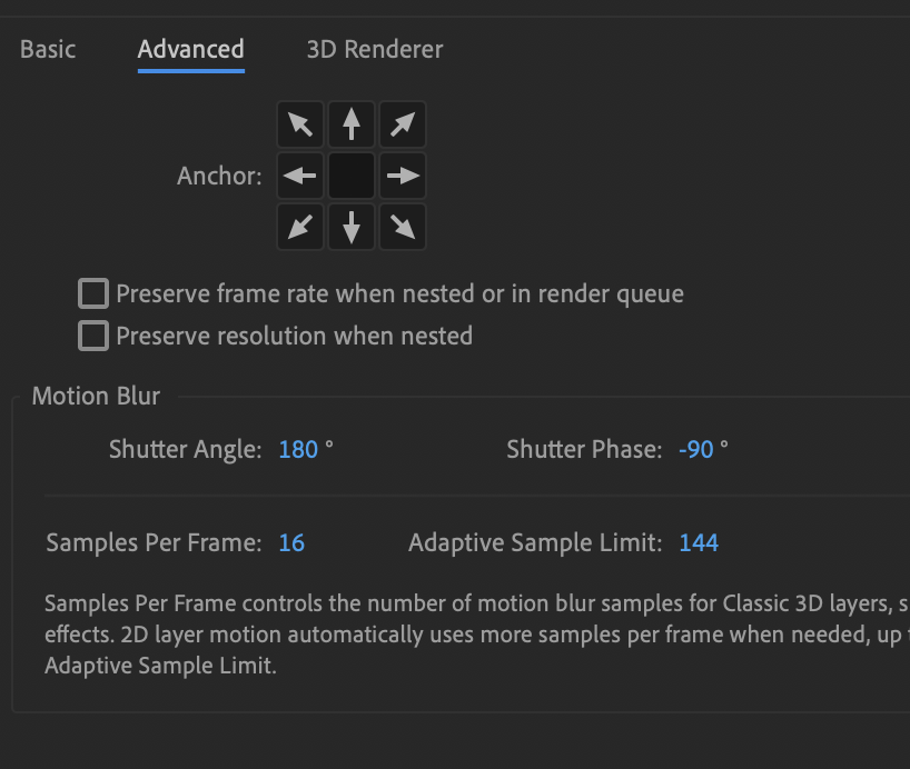 Solved No motion blur on 3D layers Adobe Community 11727564