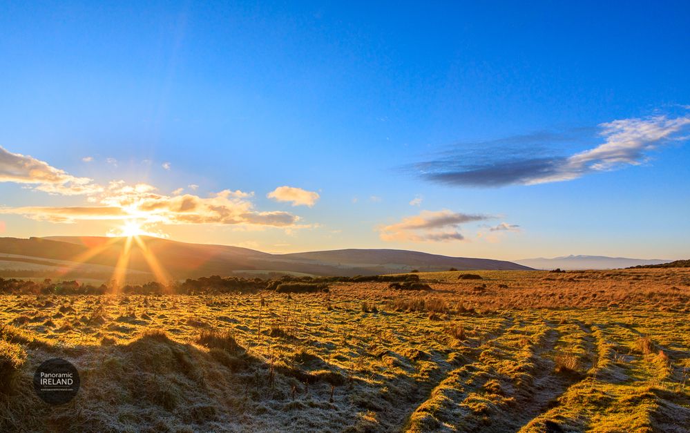 Sunset in the Mountains, January 2020 - Panoramic Ireland
