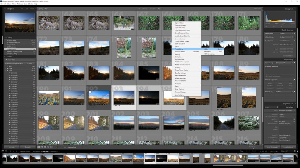 Lightroom Classic - choose images