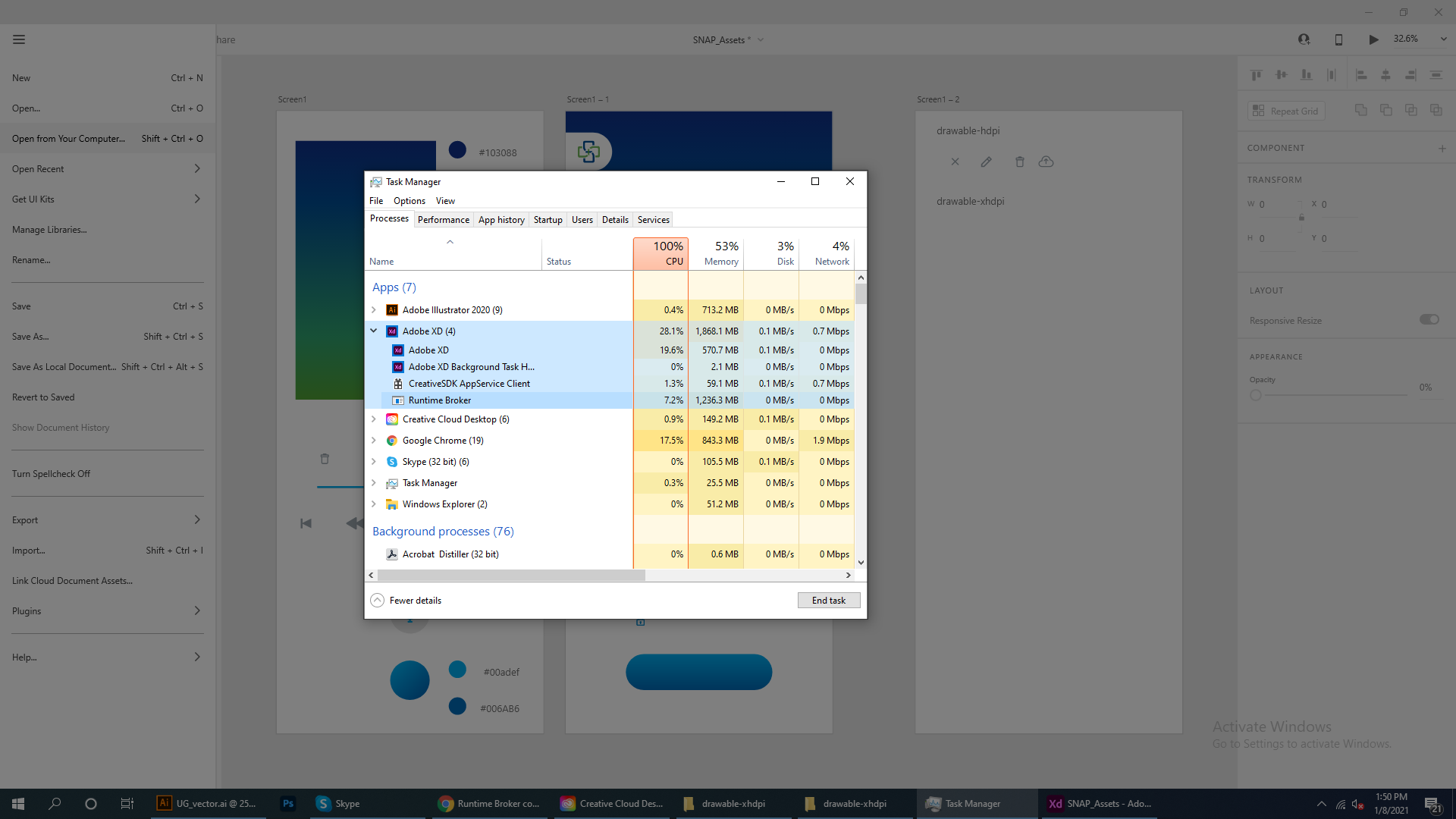 Runtime Broker Constantly Comsumes Cpu Even When A Adobe Support Community