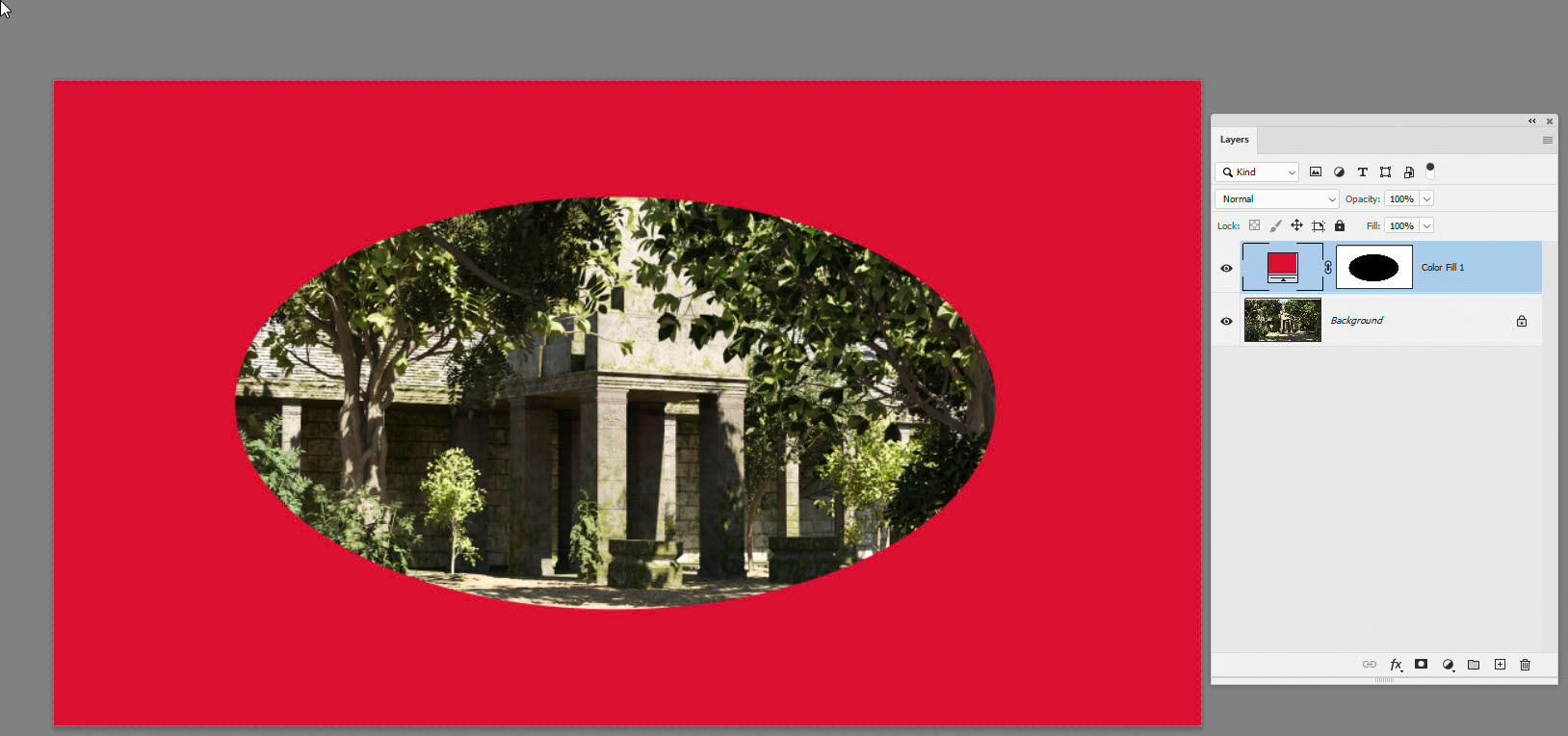 How to create a mat around a photo and fill with c... Adobe Community